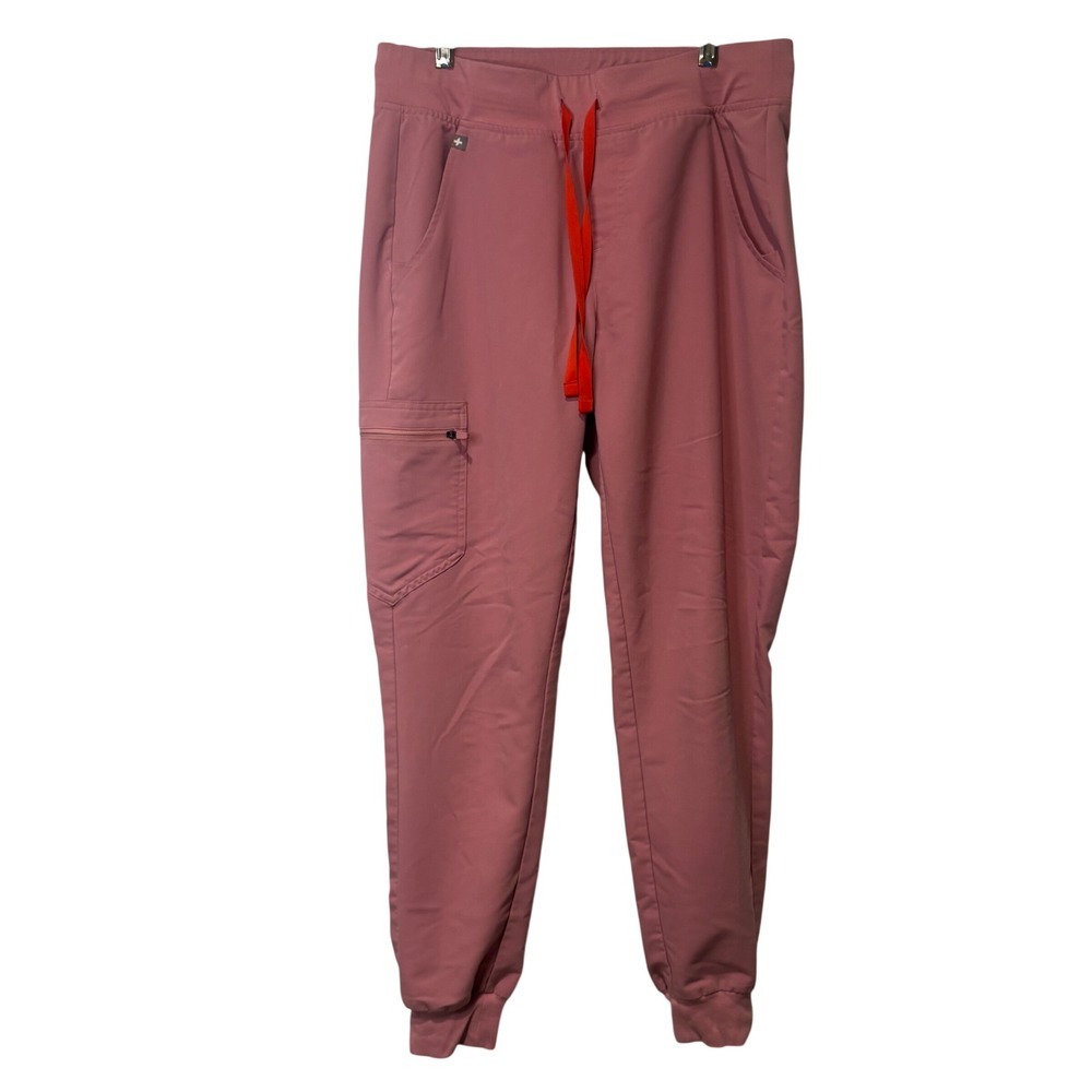 FIGS Zamora Jogger Scrub Pants‎ Women Size S Pink Technical Collection W18SW2005